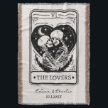 Personalisiert Til Death Skelett Liebe Tarot Decke<br><div class="desc">Personalisiertes Til Death Skelett Liebt Tarot Throw Blanket. Personalisiert mit Ihren Namen und Datum.</div>