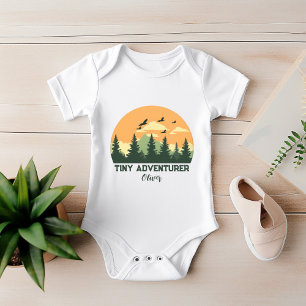 Personalisiert Tiny Adventurer Baby Strampler