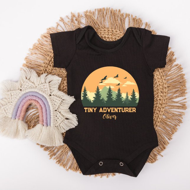 Personalisiert Tiny Adventurer Baby Strampler (Von Creator hochgeladen)