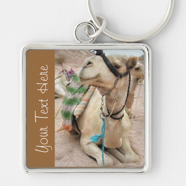 Personalisiert Tired Camel Schlüsselanhänger (Vorne)