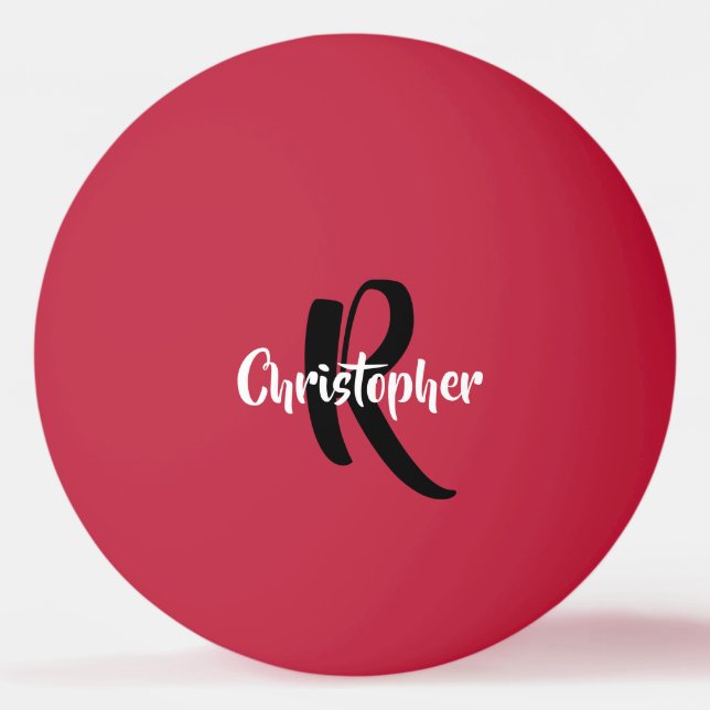 Personalisiert Tischtennisball (Vorderseite)