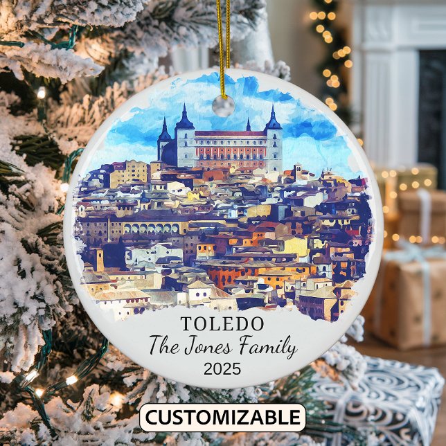 Personalisiert Toledo Ornament, Spanien Keramik Ornament (Von Creator hochgeladen)