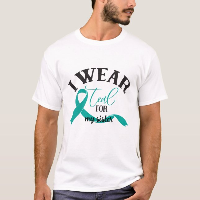 Personalisiert trage ich Aquamarin für meinen Eier T-Shirt (Vorderseite)
