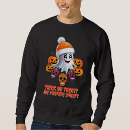 Personalisiert Trick oder Treat Boo Funny Hallowee Sweatshirt