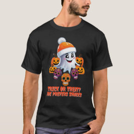 Personalisiert Trick oder Treat Boo Funny Hallowee T-Shirt