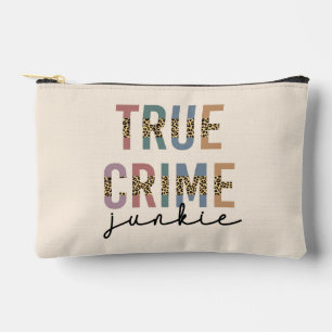 Personalisiert True Crime Junkie Crime Shows Lov Zubehörtasche