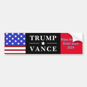 Personalisiert Trump Vance 2024 Autoaufkleber