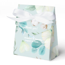 Personalisiert türkisfarbene Hochzeit mit weißer B