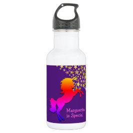 PERSONALISIERT UNICORN EDELSTAHLFLASCHE