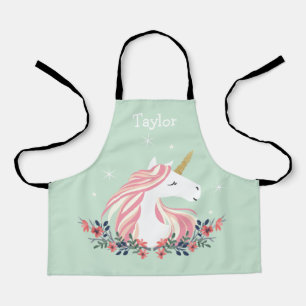 Personalisiert Unicorn Kinder Schürze