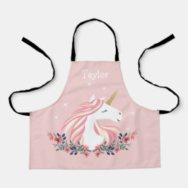 Personalisiert Unicorn Kinder Schürze
