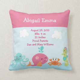 Personalisiert unter Meereslebewesen Pillow Keepak Kissen