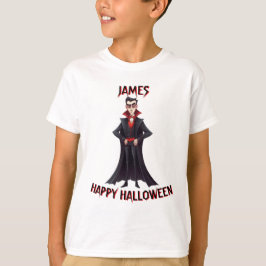 *Personalisiert Vampire Kids Halloween T-Shirt