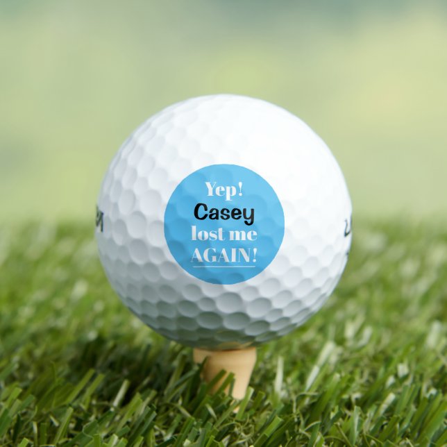 Personalisiert verloren wieder lustig golfball (Insitu T-Shirt)
