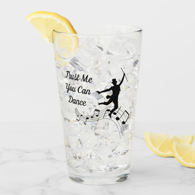 Personalisiert vertrauen Sie mir, dass Sie Glass T Glas (Vorderseite Ice)