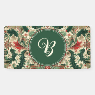 Personalisiert Viktorianisch/Weihnachten Banner