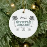 Personalisiert Vintag Myrtle Beach South Carolina Keramik Ornament<br><div class="desc">Personalisierten Vintagen Viktorianischen Myrtle Beach South Carolina gegründet 1938 Weihnachtsschmuck. *</div>