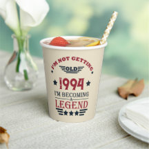 Personalisiert Vintage Geburtstagsgeschenke rot