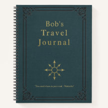 Personalisiert Vintage Travel Journal