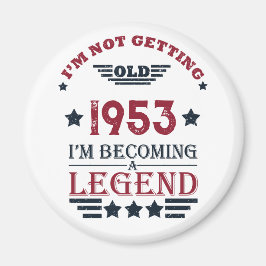 Personalisiert Vintagen 70. Geburtstag Magnet