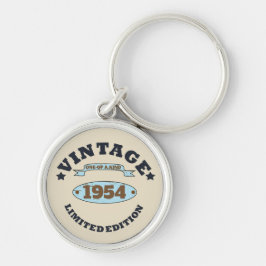 Personalisiert Vintagen 70. Geburtstag Schlüsselanhänger