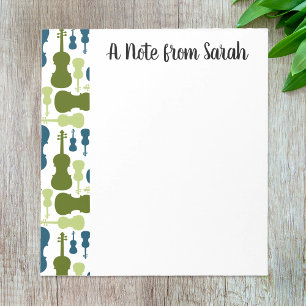 Personalisiert Violine Viola Player Gift Orchestra Notizblock