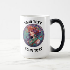 Personalisiert Virgo Zodiac Verwandlungstasse
