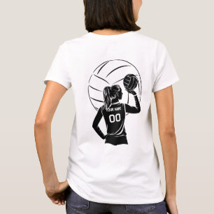 Personalisiert Volleyball Player Individuelle Name T-Shirt