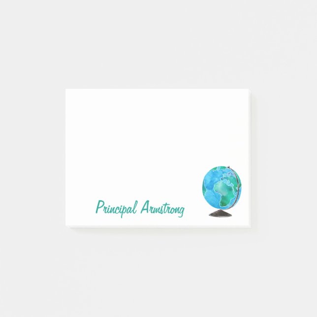 Personalisiert vom Schreibtisch des Post-it Klebezettel (Vorderseite)