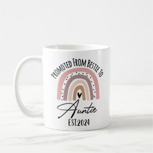 Personalisiert von Bestie zu Tante gefördert Kaffeetasse