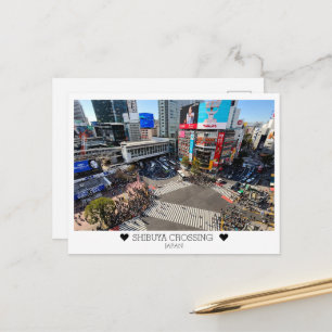 Personalisiert, von SHIBUYA CROSSING mit Liebe Postkarte