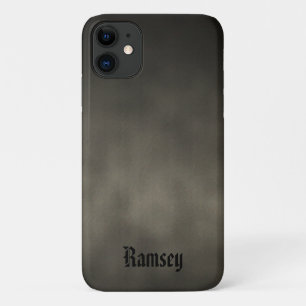 Personalisiert Warm Gray Gothic Ombre Art Case-Mate iPhone Hülle