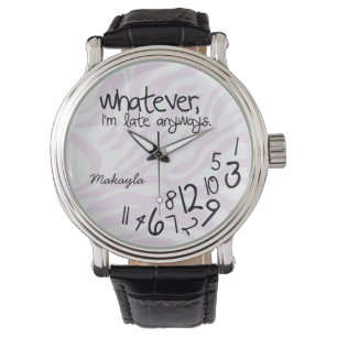 Personalisiert, was auch immer, ich irgendwie spä armbanduhr