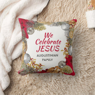 Personalisiert WE CELEBRATE JESUS Kissen