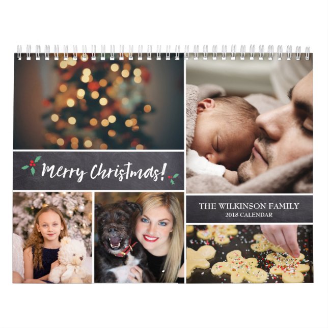 Personalisiert, Weihnachten, FotoCollage Kalender (Titelbild)