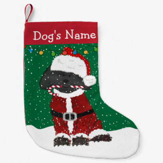 Personalisiert Weihnachts-Labradoodle Weihnachtsma Kleiner Weihnachtsstrumpf