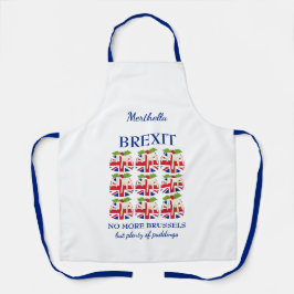 Personalisiert | Weihnachtspudding | BREXIT Schürze