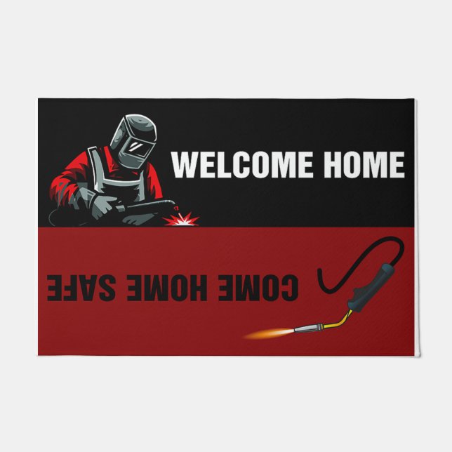 Personalisiert Welcome Welder Doormat Fußmatte (Vorderseite)