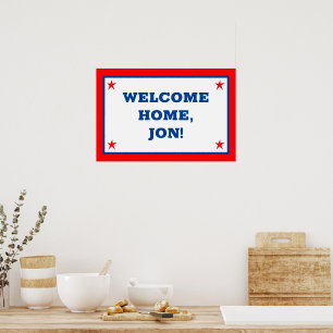 Personalisiert Welcome Zuhause Poster