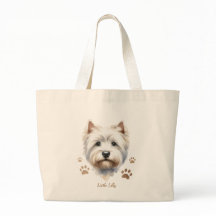 Personalisiert Westie Tote Bag