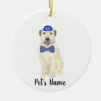 Personalisiert Wheaten Terrier Yarmulke und Krawat