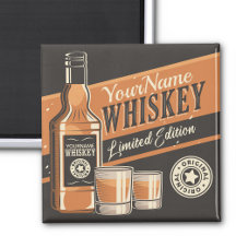 Personalisiert Whiskey Liquor Flasche Western Bar