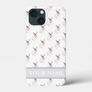 Personalisiert White Pied Frenchie Dog Case-Mate iPhone Hülle