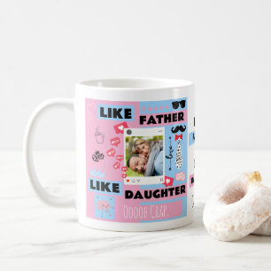 Personalisiert "Wie der Vater, so die Tochter, Oh Kaffeetasse