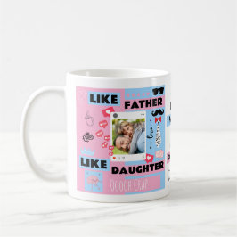 Personalisiert "Wie Vater wie Tochter, Oh Mist" Kaffeetasse