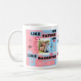 Personalisiert "Wie Vater wie Tochter, Oh Mist" Kaffeetasse
