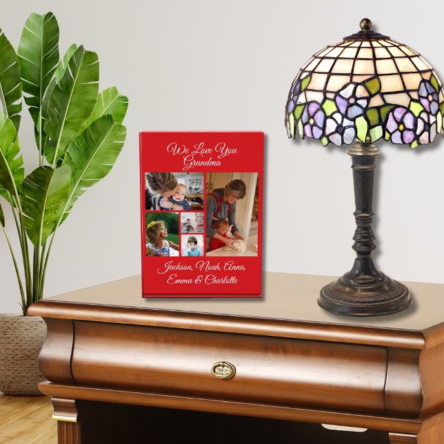 Personalisiert Wir Liebe Sie Oma | Red 5 Foto (Von Creator hochgeladen)