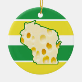 Personalisiert Wisconsin Chef Funny Christmas Keramik Ornament