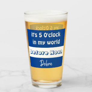 Personalisiert Witty Beer Glas