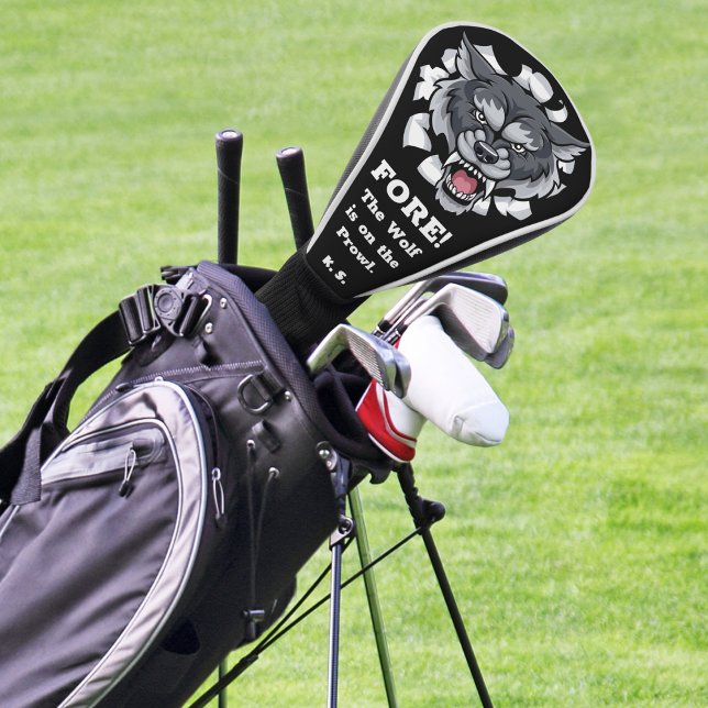 Personalisiert Wolf Golf Club Cover Golf Headcover (Von Creator hochgeladen)